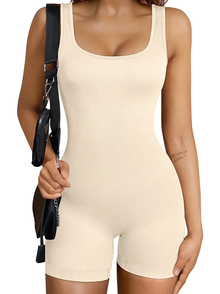 Womens Seamless Dry-fit Jumpsuit